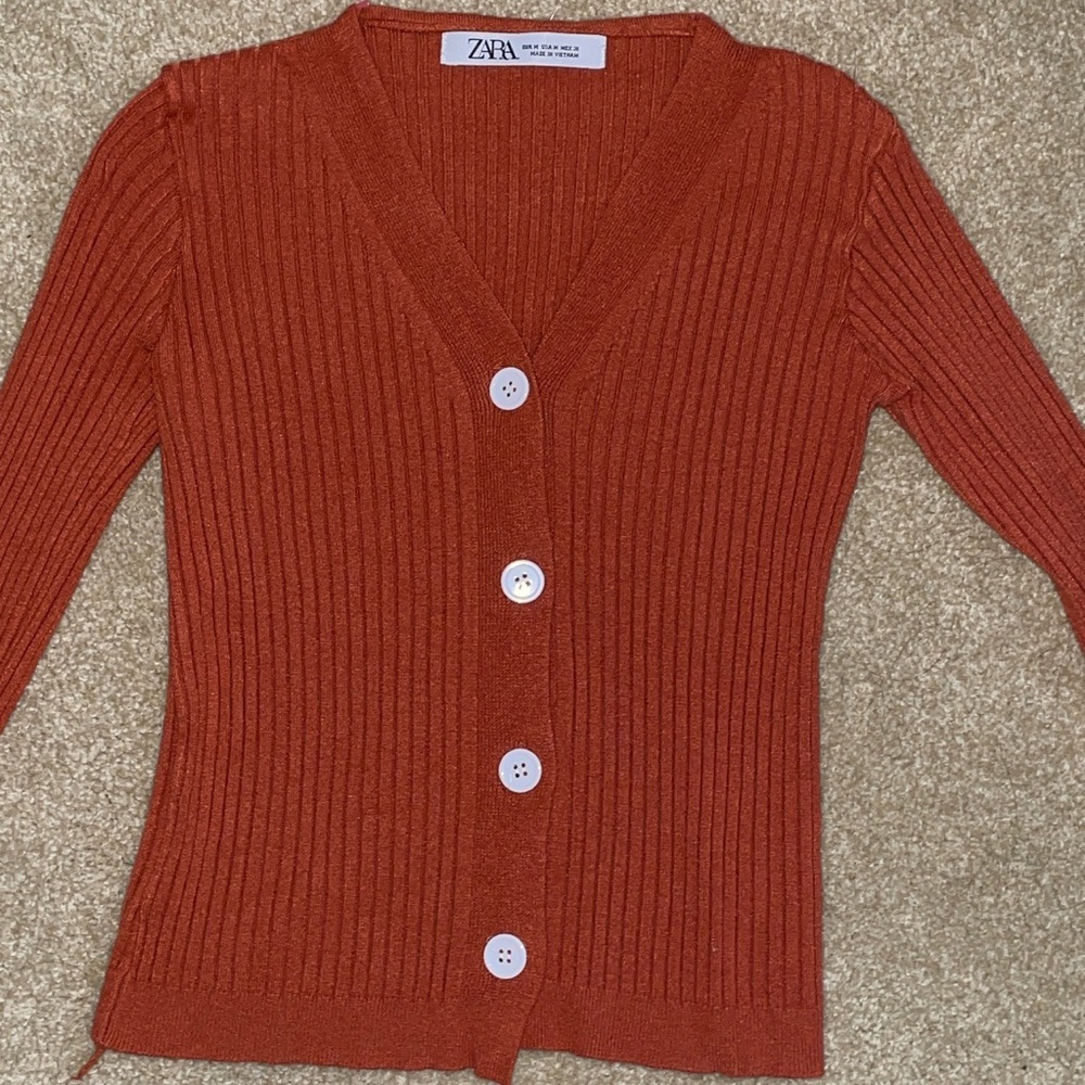 Zara Ribbed Cardigan